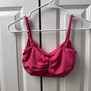 Pink Ruched Bralette